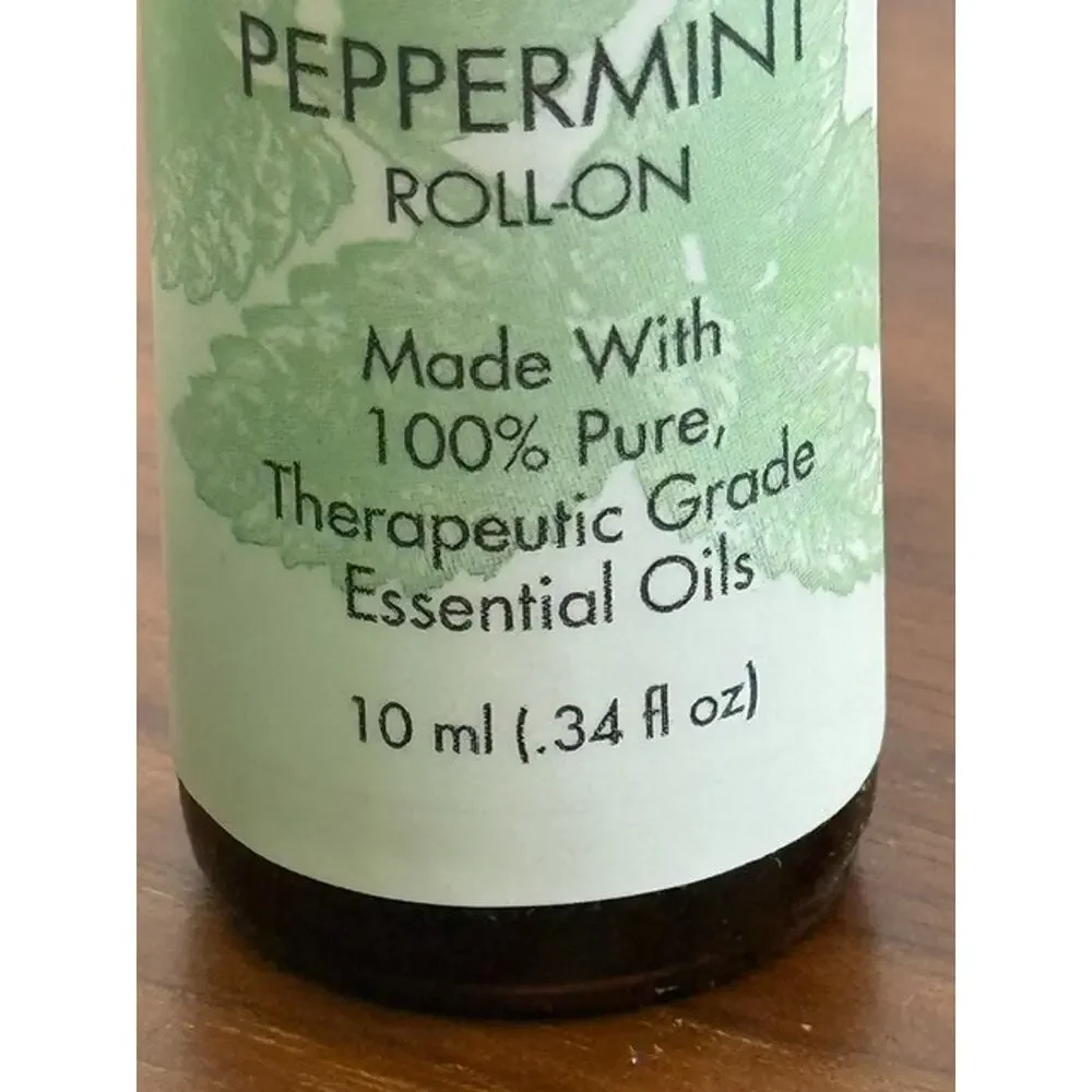 Ellia “Peppermint” Roll On 100% Pure Therapeutic Grade Essential Oils 10ml NEW
